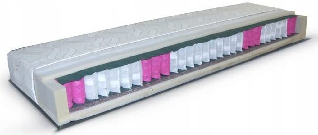 Marlux-Meble Doppelseitige 7-Zonen Taschenfederkernmatratze Cezar K1 80x190 cm Matratze Federkernmatratze für Etagenbett JSM-3 und JSM-4 - Obermat...