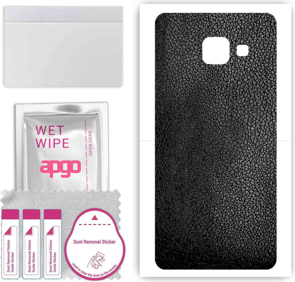 apgo Rückseite Schutzfolie, Skin, kompatibel mit Samsung Galaxy A3 2016 A310F, Hinten Displayschutzfolie aus Vinylfolie, kratzfest, einfache Monta...