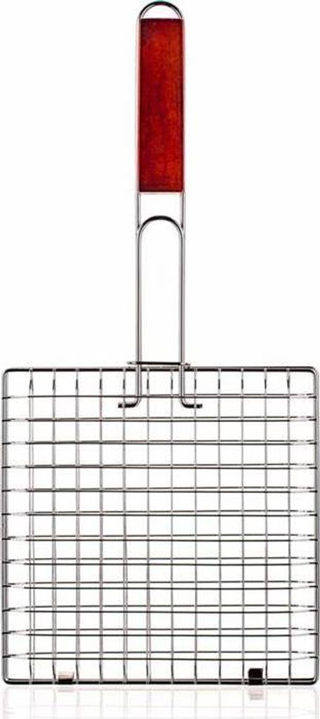 GLÜCKLICHES GRÜN Gitter Grill Quadrat Grillen 22 x 22 cm Produktbild 