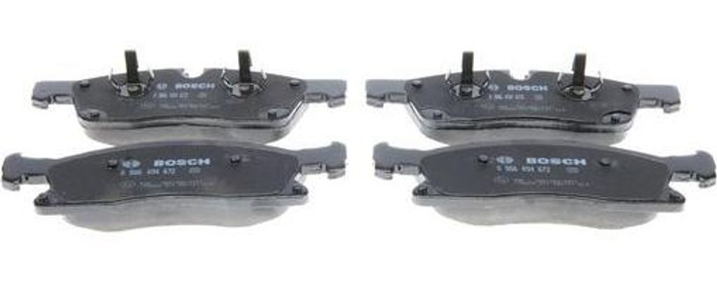 BOSCH 0 986 494 672 Bremsbelagsatz, Scheibenbremse OE A0064203820 kompatibel mit GL-Klasse, GLE, GLS, M-Klasse