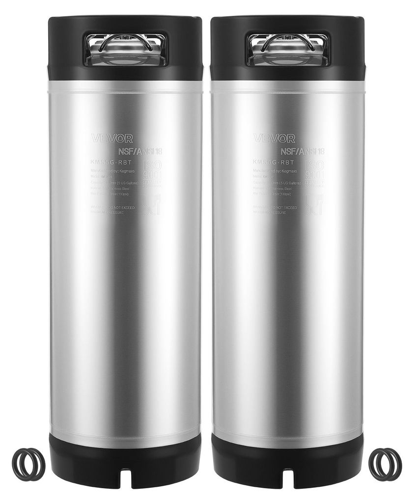 VEVOR Corny Keg, fût Ball Lock de 19 L, fûts Cold Brew en Image du produit 