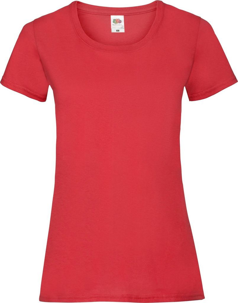 Fruit of the Loom - T-Shirt für Damen PC5766 (L) (Rot)