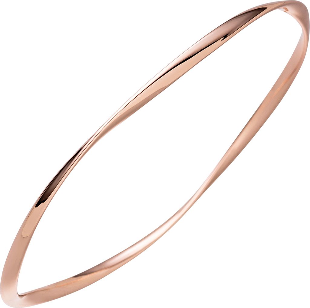 JOBO Armreif Armband 925 Sterling Silber rotgold vergoldet Produktbild 