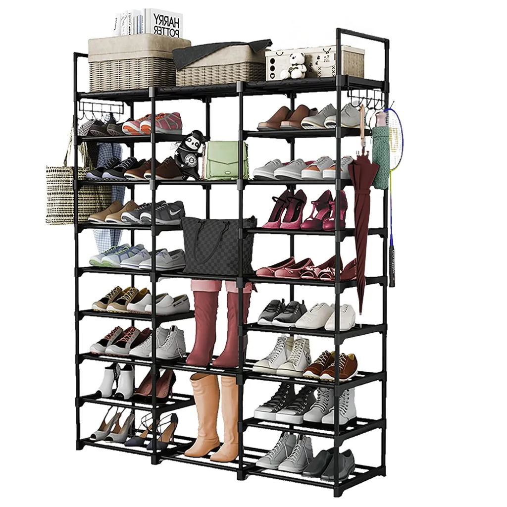 Fini le désordre : Étagère à chaussures 9 niveaux compacte et robuste - 6