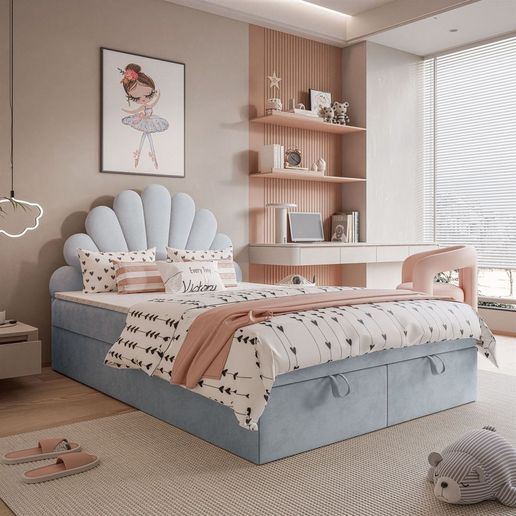 Kontinentalbett ASHLEY II mit Bonellmatratze und Topper Produktbild 