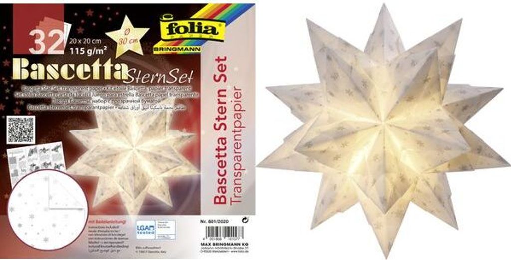folia 801/1515 fogli pieghevoli Bascetta star "carta Immagine del prodotto 