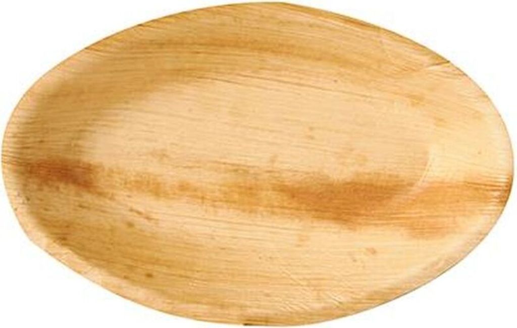 Papstar Schalen, Palmblatt "pure" oval 300 ml 3,2 cm x 14 cm x 20 cm, 4 x 25 Stück