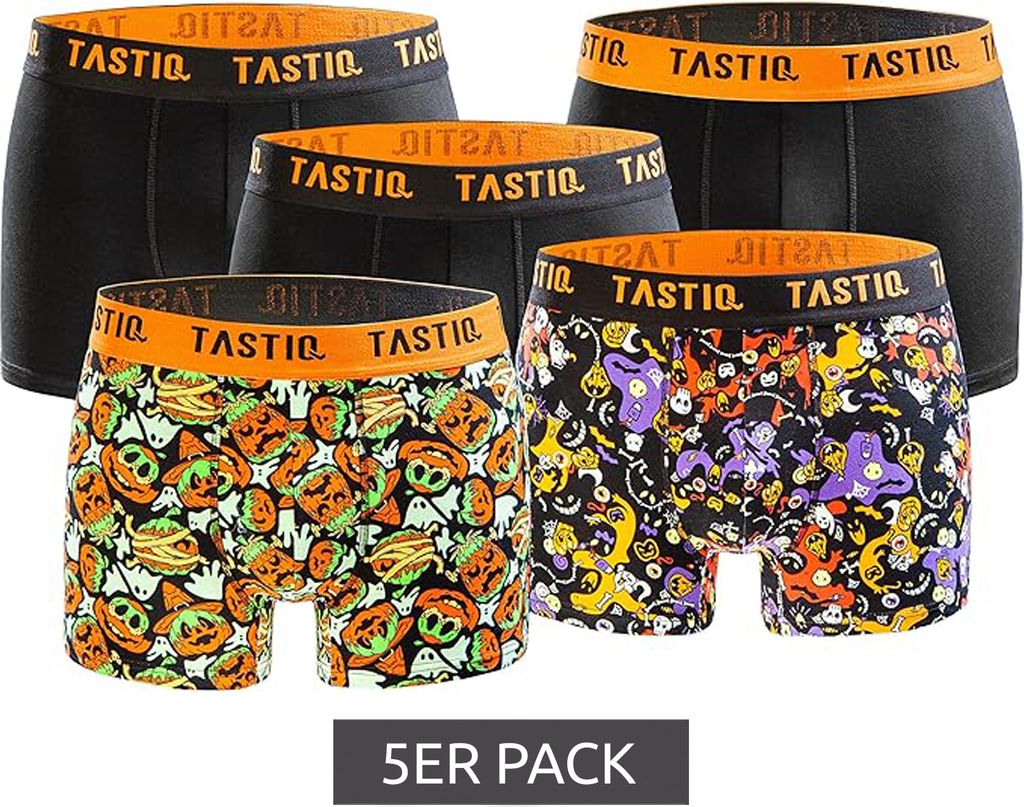 5er Pack TASTIQ Herren Boxershorts in Geschenkbox Produktbild 