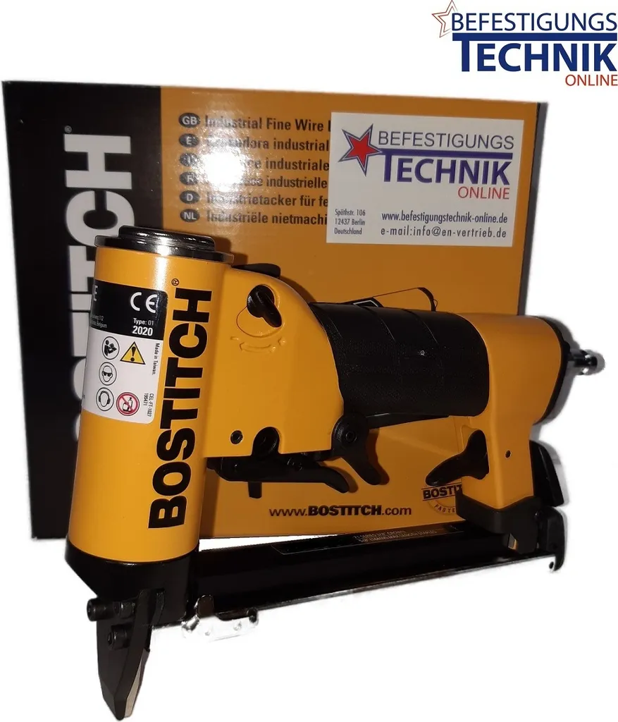 Agrafeuse pneumatique tapissier Bostitch A80 pour meubles et bois