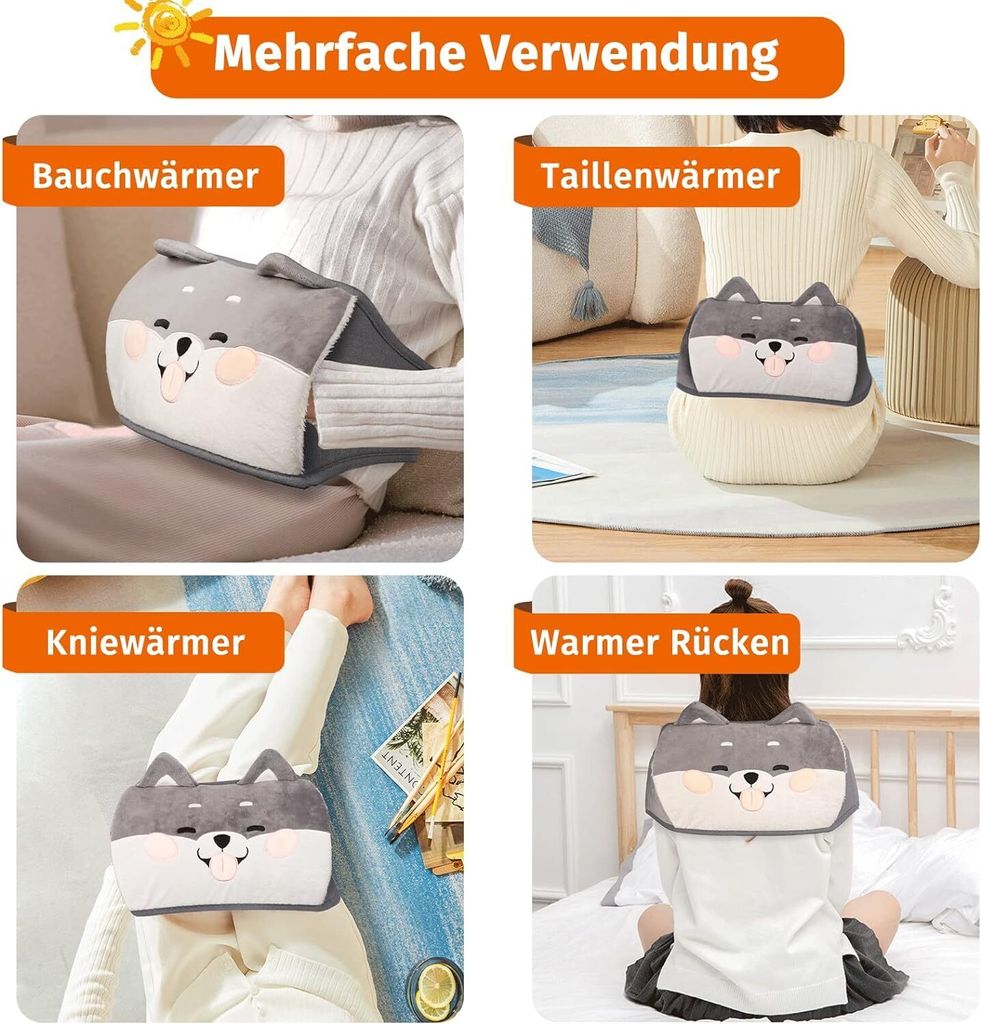 Wärmflaschengürtel, 1L Wärmflaschengürtel 3 in 1 Tragbare Produktbild 5
