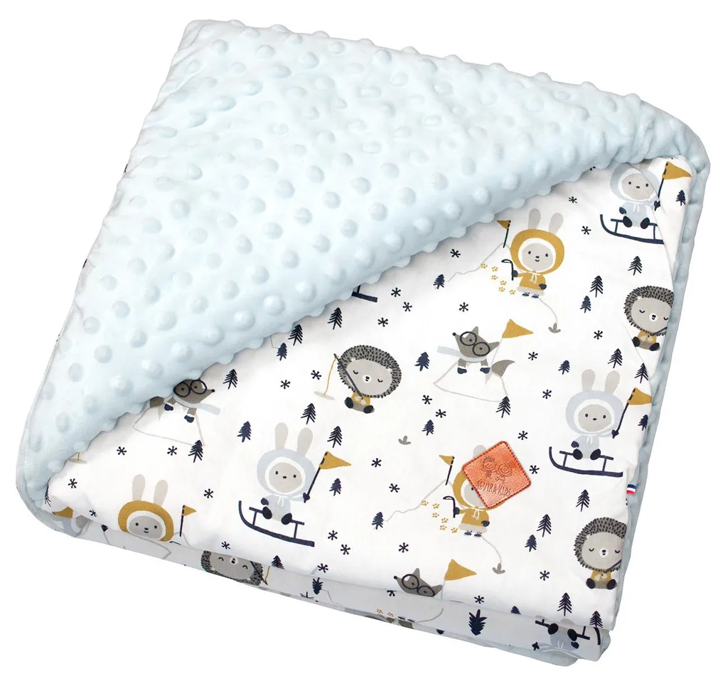 Couverture Eskimo Bleue 100x150 cm - Douceur Exceptionnelle Enfant