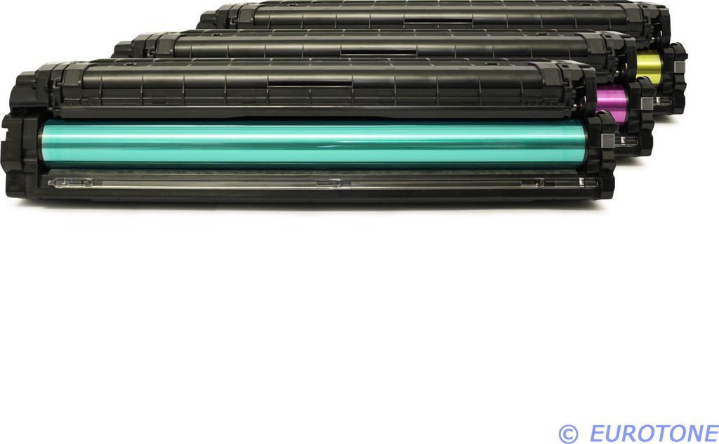 3x Eurotone Toner Alternative für Samsung CLT-505L / CLT-C505L Blau Cyan / CLT-M505L Rot Magenta / CLT-Y505L Gelb Yellow