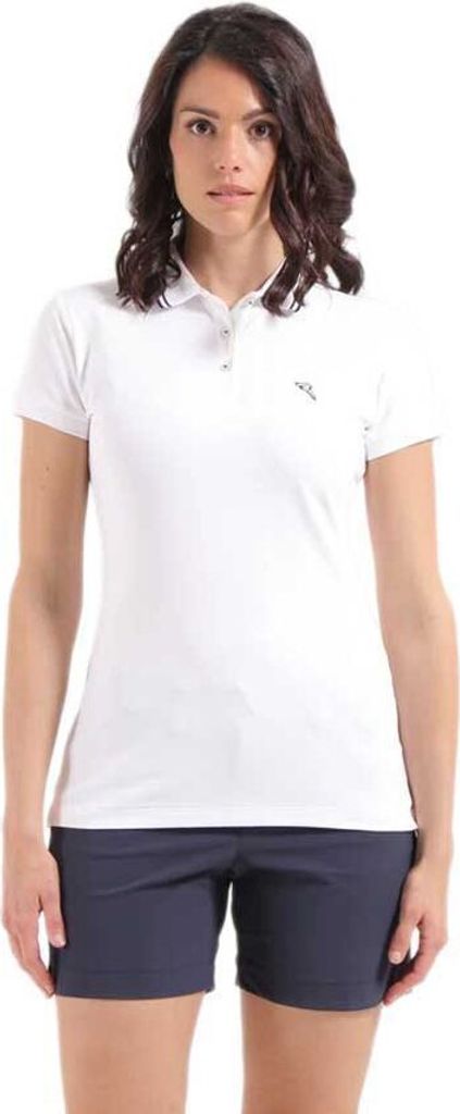 Chervo Altalena Kurzarm-poloshirt Für Damen Weiß 2XL Weiß 2XL
