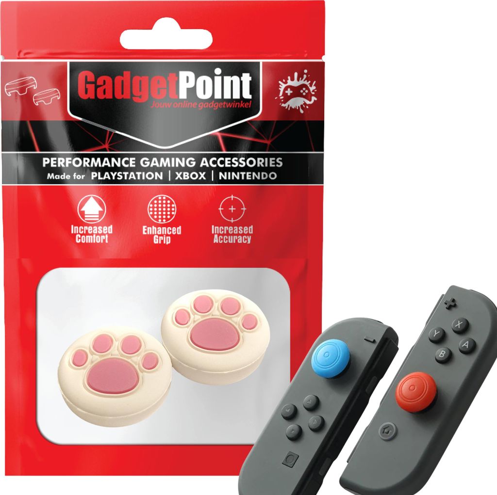 Thumbgrips - Thumb Grips voor Nintendo Switch Joy-Con Controllers - Gaming Thumbgrips - Performance Anti-Slip Thumbsticks - Bescherming Accessoires...