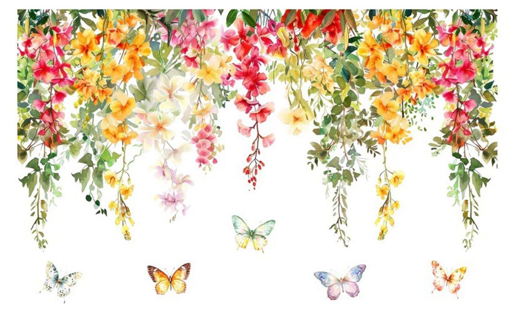 Bunte, abnehmbare Blumen-Fensteraufkleber, wasserfest, statisch haftend, für Zuhause, Büro, Schlafzimmer, Badezimmer.