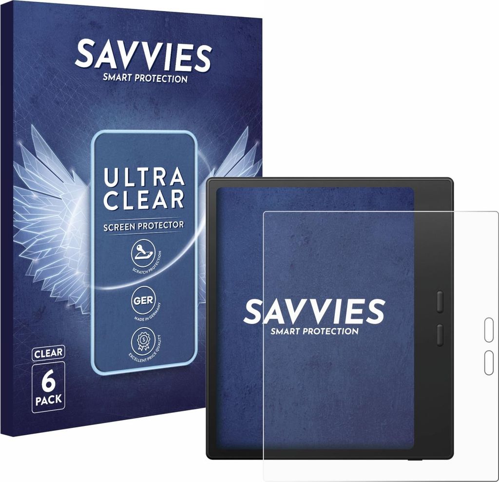 6x Für Boox Go Color 7 Gen II Schutzfolie Savvies Displayschutz Display Schutz Folie Klar Transparent