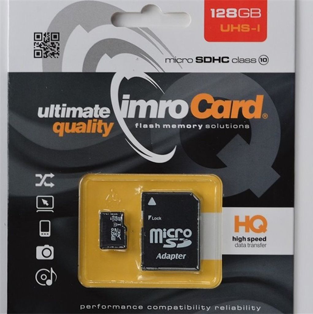 MicroSD karta 128 GB s adaptérem | Kaufland.cz