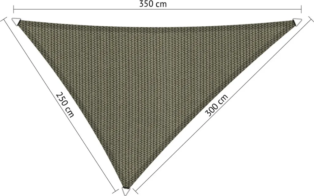 Vela Ombreggiante Shadow Comfort Desert Storm 2.5x3x3.5 m HDPE