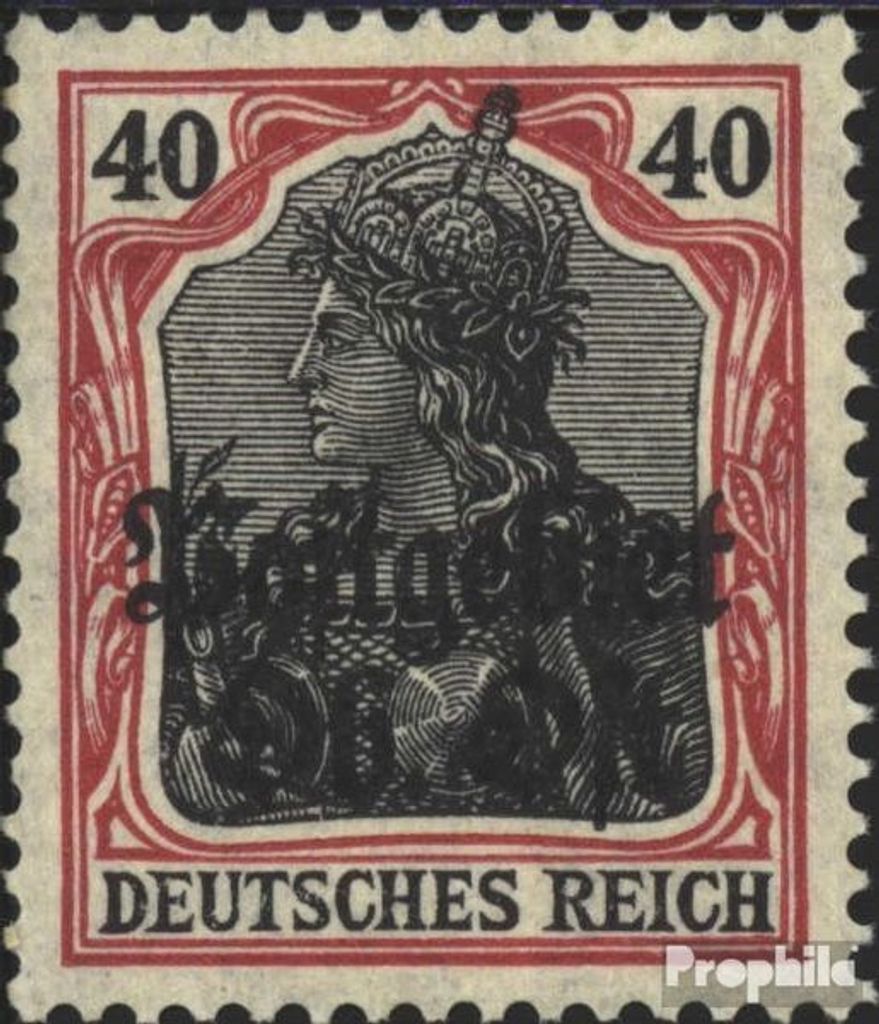 Briefmarken Postgebiet Oberbefehl Ost 1916 Mi 10a gestempelt Germania
