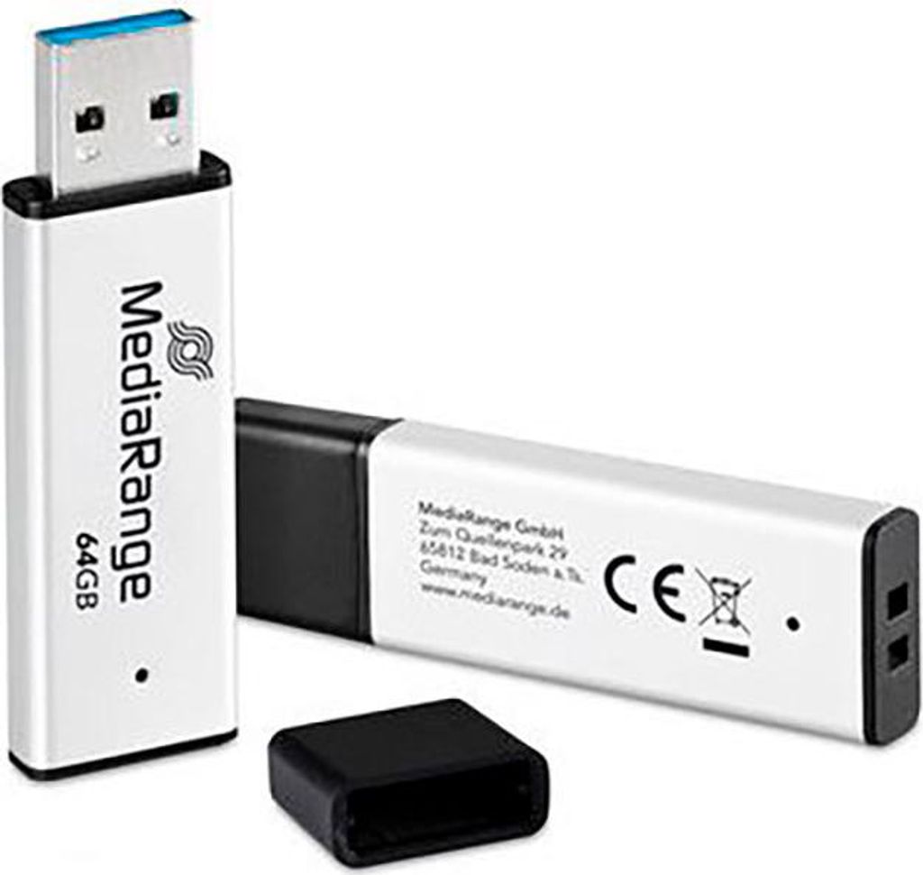 MediaRange MR1953, 64 GB, USB Typ-C, 3.2 Gen 1 (3.1 Gen 1), Produktbild 