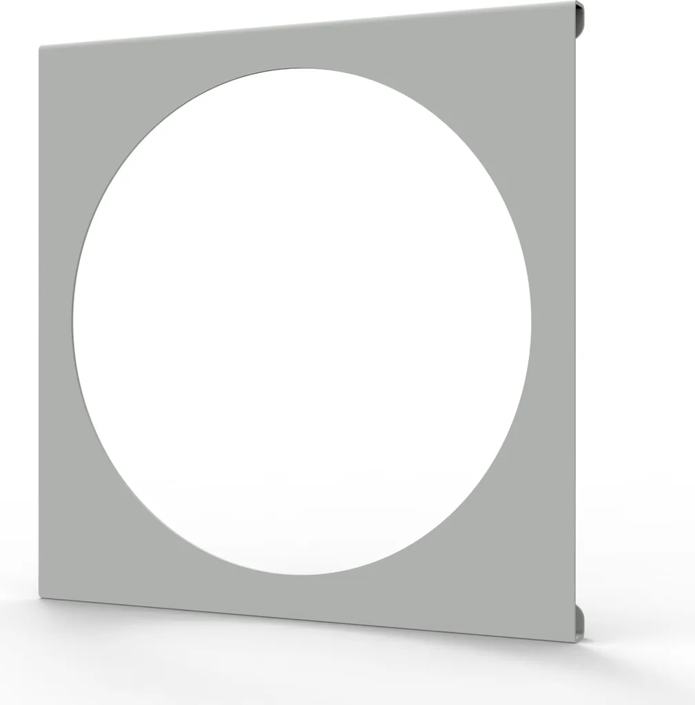 Cadre Vinyle Gris Anti-Poussière - Support Robuste en Format 32x32 cm