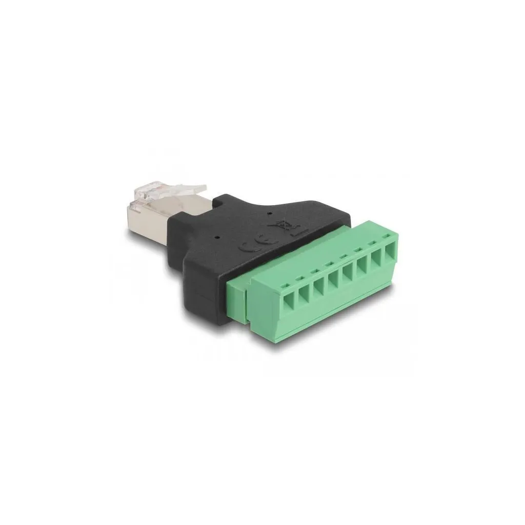 Soluzione Cablaggio Custom: Delock 66471 RJ45 to Terminal Block 8Pin