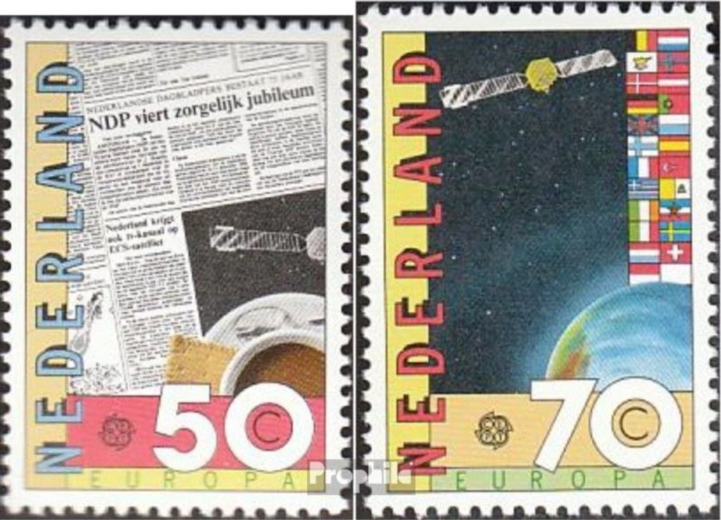 Briefmarken Niederlande 1983 Mi 1232-1233 (kompl.Ausg.) postfrisch Europa