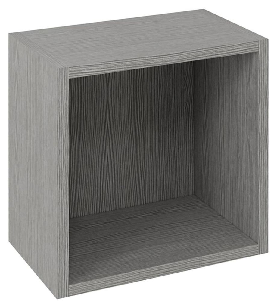 Sapho ESPACE offenes Regalschrank 35x35x22cm, Silbereiche