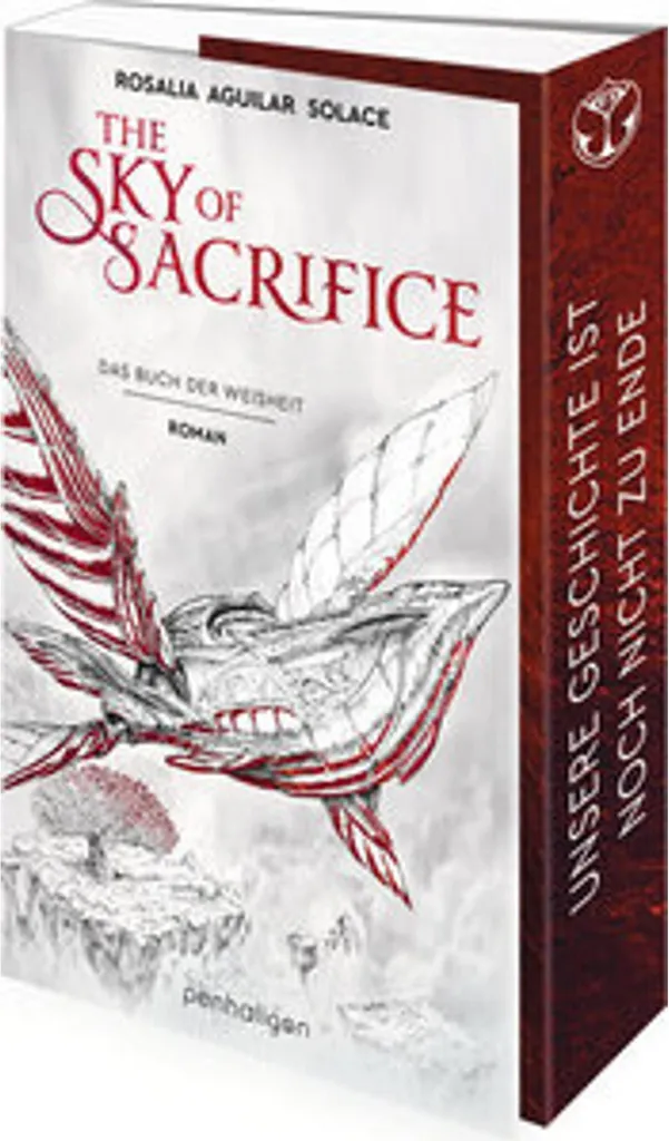Livre Fantastique Le Ciel du Sacrifice avec Couverture Rigide Illustrée