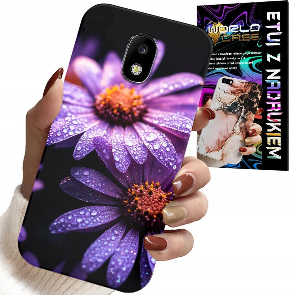 Fall Für Samsung Galaxy J5 2017 - Rosa Gänseblümchen Blumen Abdeckung Fall