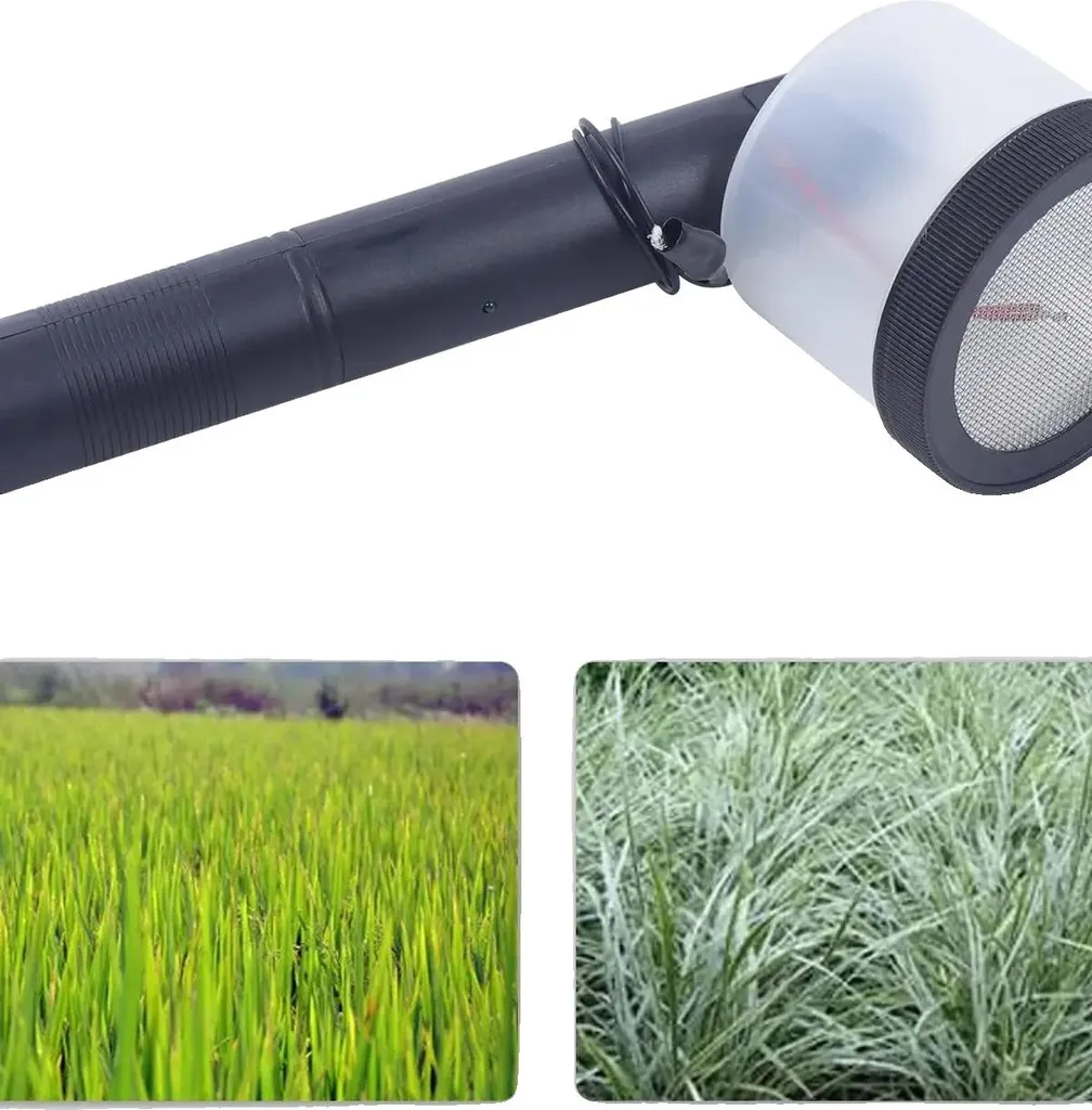 Mini Applicateur d'Herbe de Flocage Manuel en ABS Noir avec Accessoires