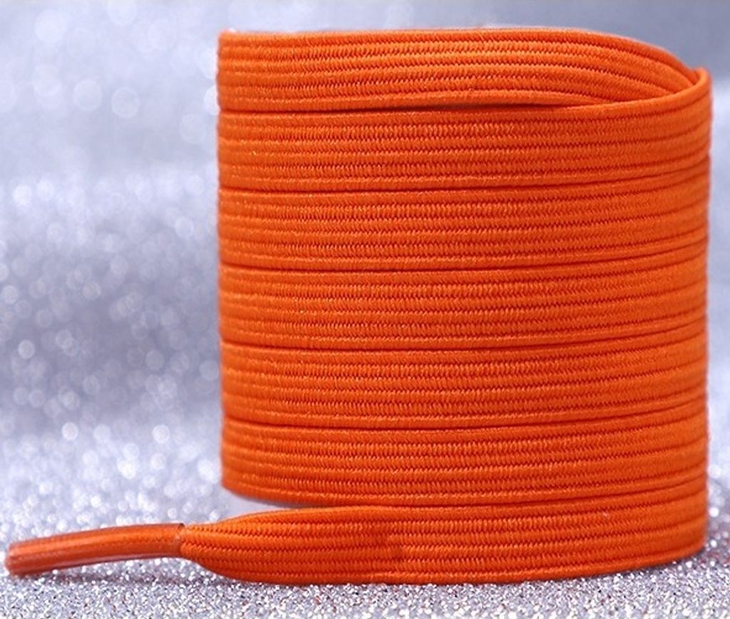 Farbenfrohe Magnetische Schnürsenkel in Orange - Kein Knoten mehr! KP18668