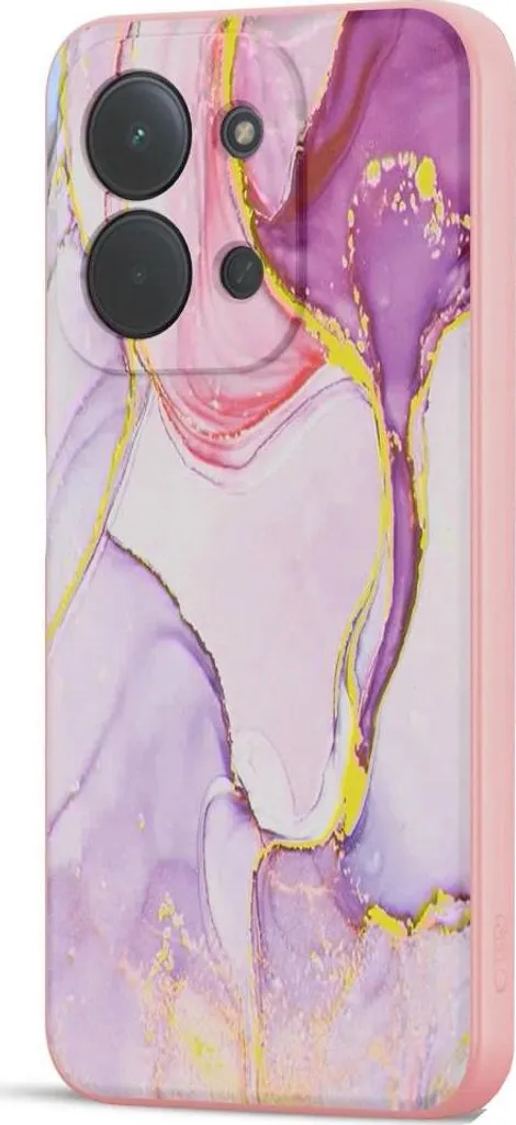 Custodia Xiaomi Redmi 15C 5G Tech-Protect Icon Marble - Pink Style