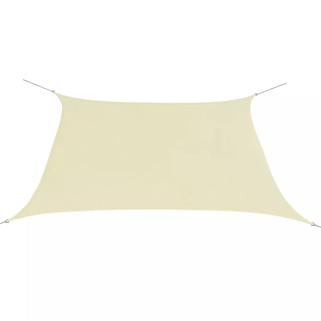 vidaXL Markiza z tkaniny Oxford Square 3,6x3,6 m Kremowa Zdjęcie produktu 