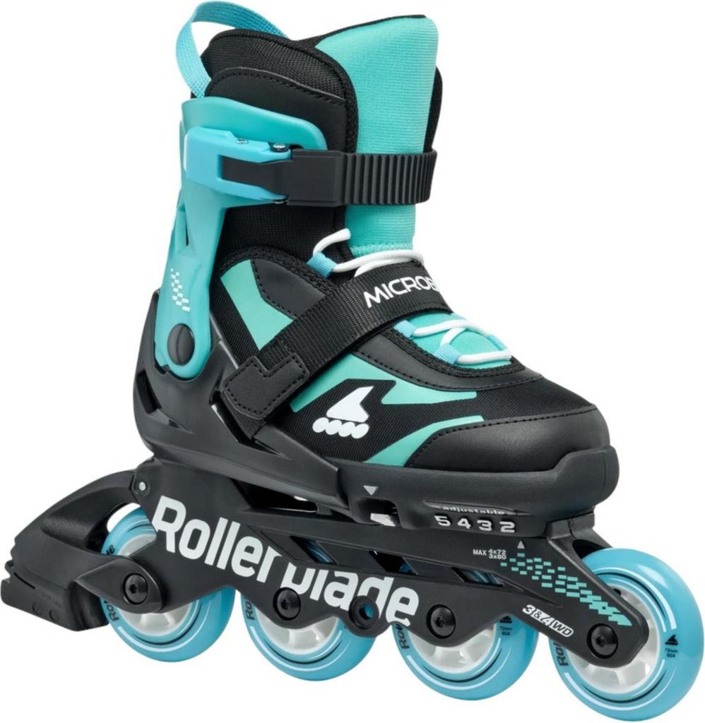 Rollerblade Microblade Kinder-inlineskates Schwarz EU 28 Produktbild 