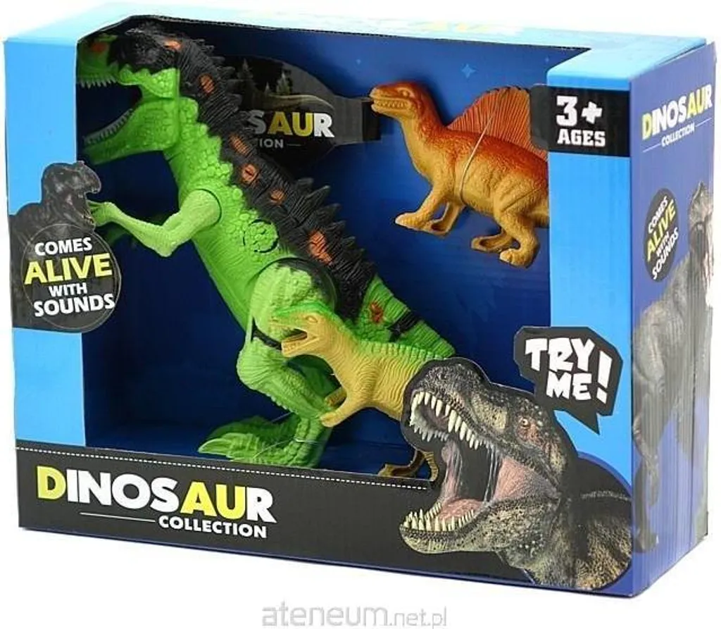 Dinosaures 3 pièces réalistes en coffret 525610 idéal pour collection