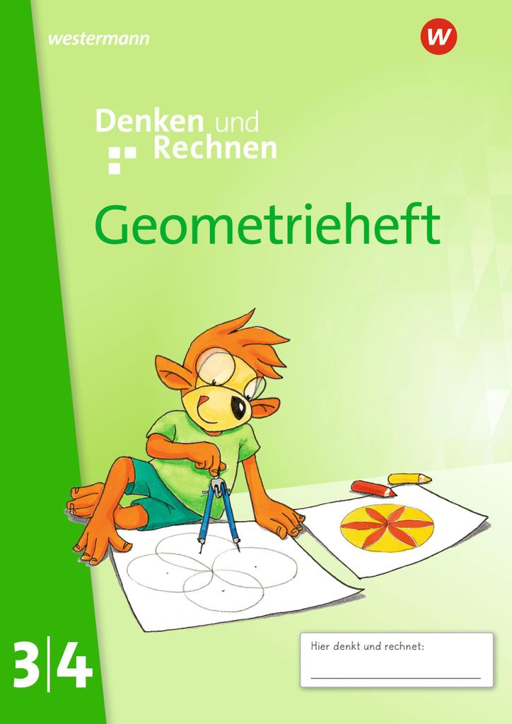 Denken und Rechnen. Geometrieheft 3/4. Allgemeine Ausgabe Produktbild 