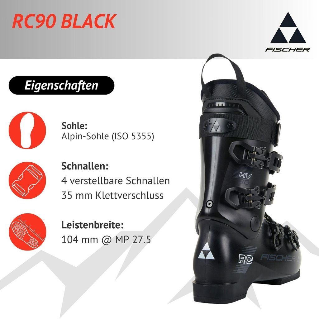 Fischer RC ONE 90 Chaussures de ski hommes 27.5