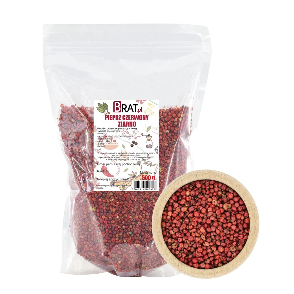 Rote Pfefferkörner 500g