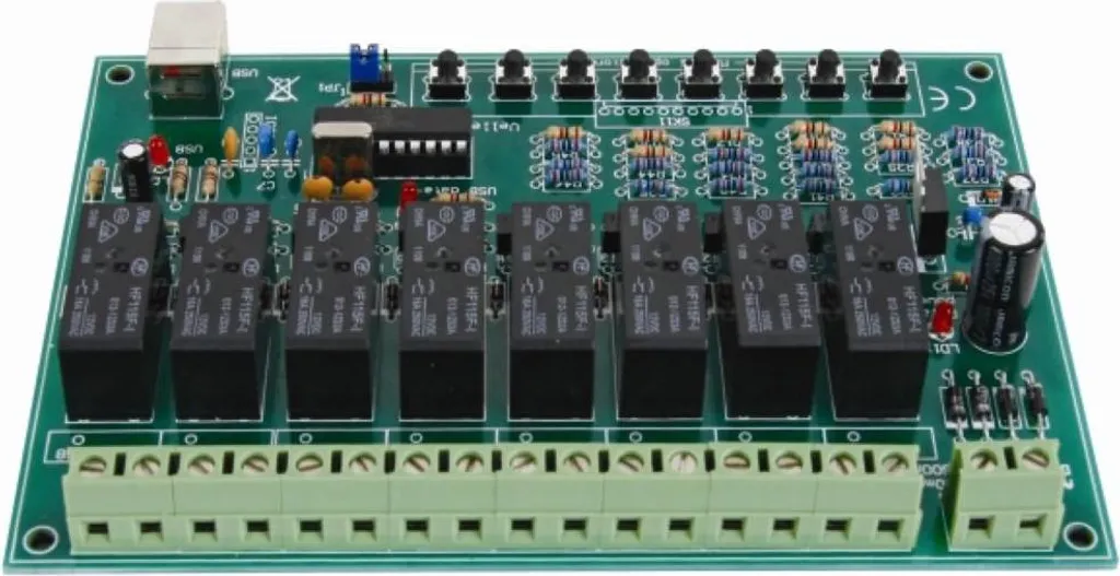 Module de Commande USB avec 8 Relais 250V 10A pour Automatisation par PC
