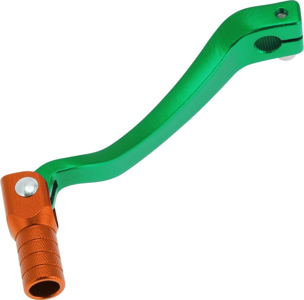 Faltbarer Motorrad-Schalthebel für Kayo T6 Aluminiumlegierung Pedal-Schalthebelarm Grün Orange