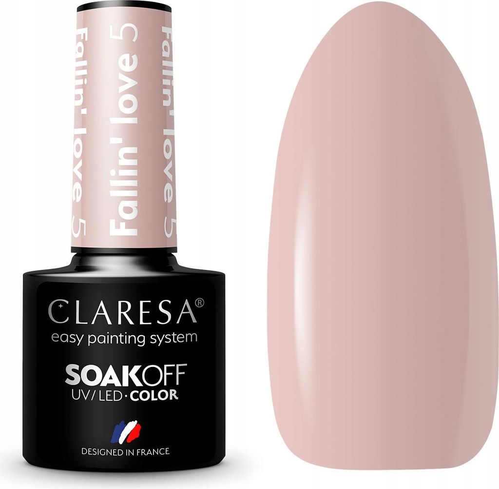 Fallin Love UV Nail Polish 5ml Claresa - Pack of 5