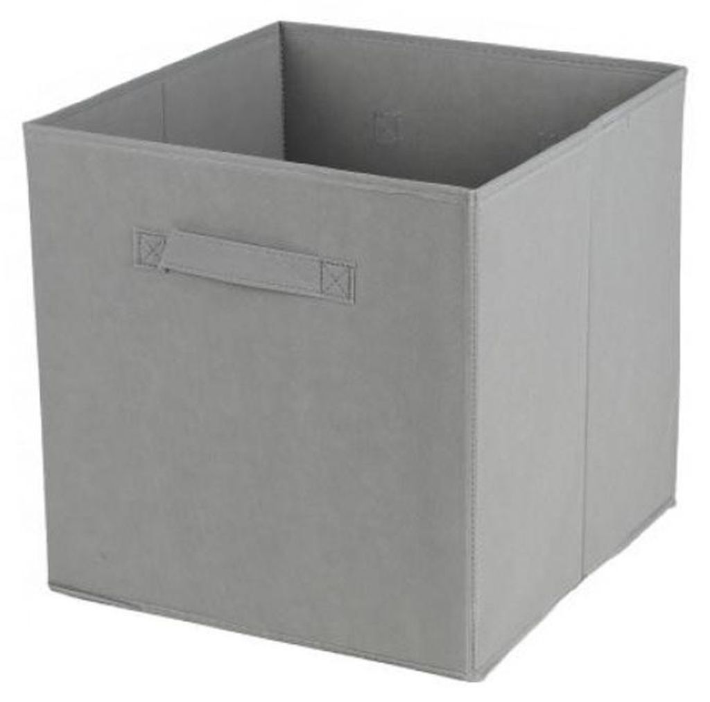 Aufbewahrungsbox Textil, grau 31x31x31cm Produktbild 
