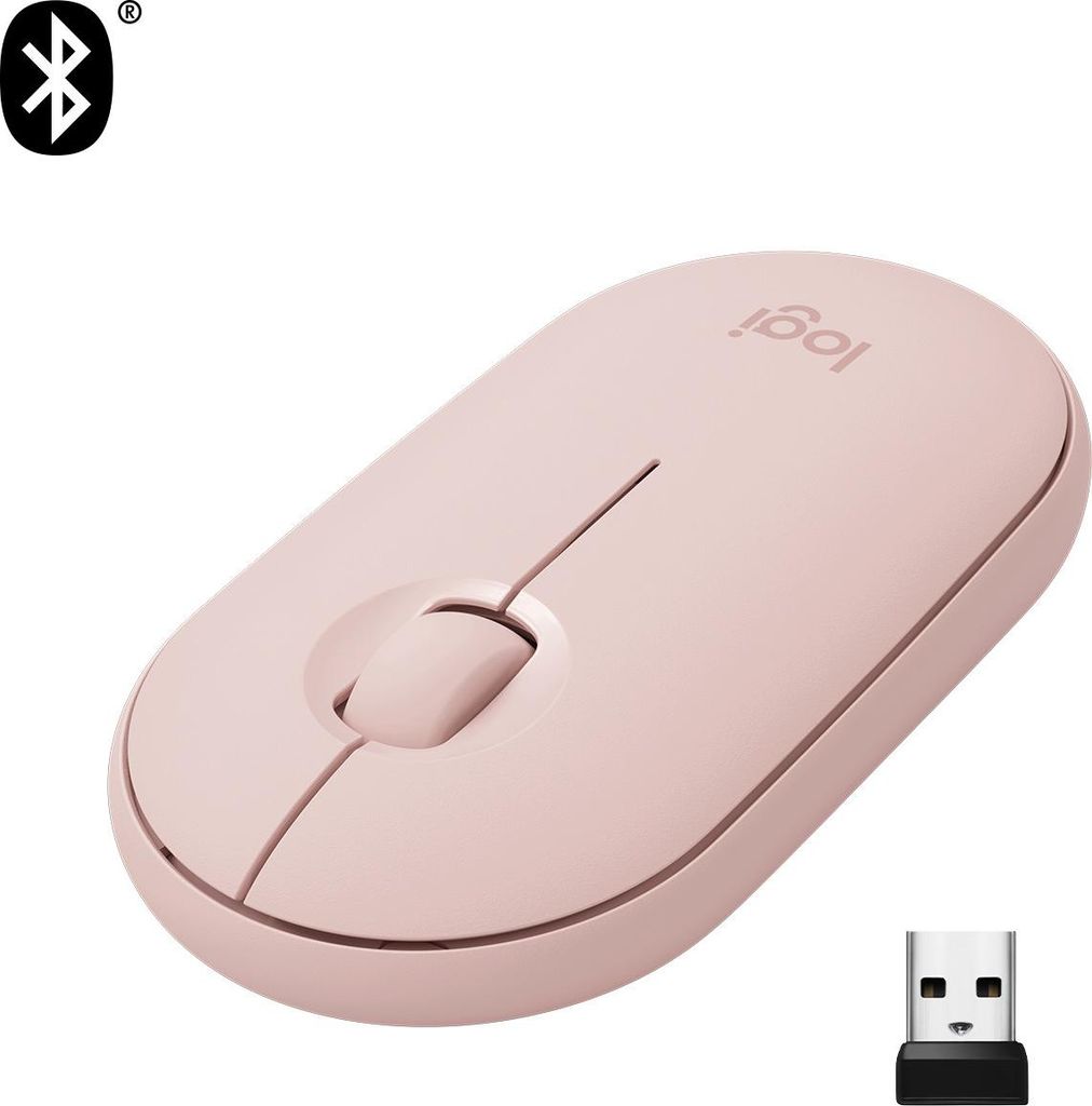 Logitech Pebble M350, Beidhändig, Optisch, RF Wireless + Produktbild 