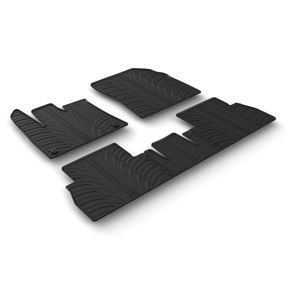 Lampa Tapis caoutchouc Rifter Standard 3D avec rebords, noir, 02/22-03/24