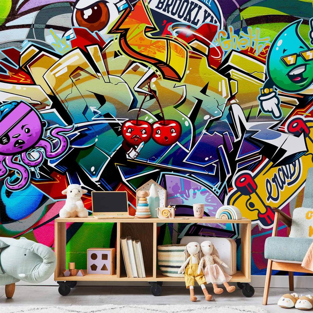 Vlies Fototapete - Street Signs 450x315 cm Streetart i-C-0179-a-a