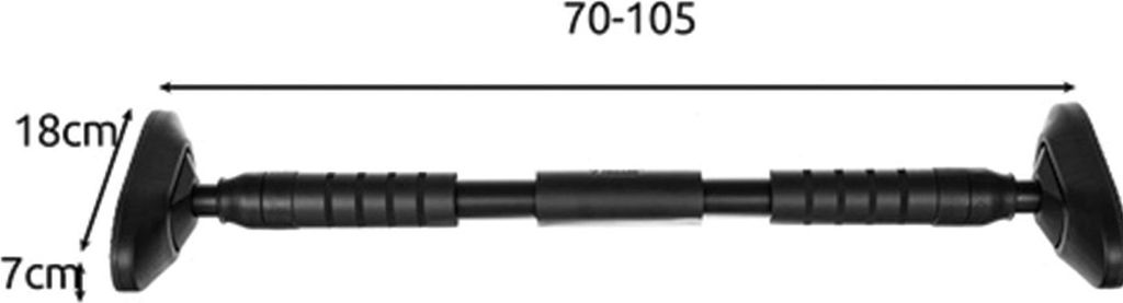 Trizand 24784 Dvere Trapeze, 70 - 100 cm, 180 kg, čierna Obrázok produktu 