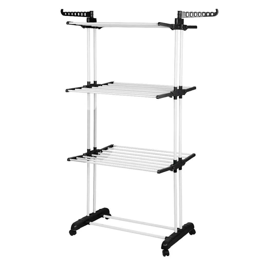 Séchoir à linge tour pour appartement et balcon - Pliable et mobile