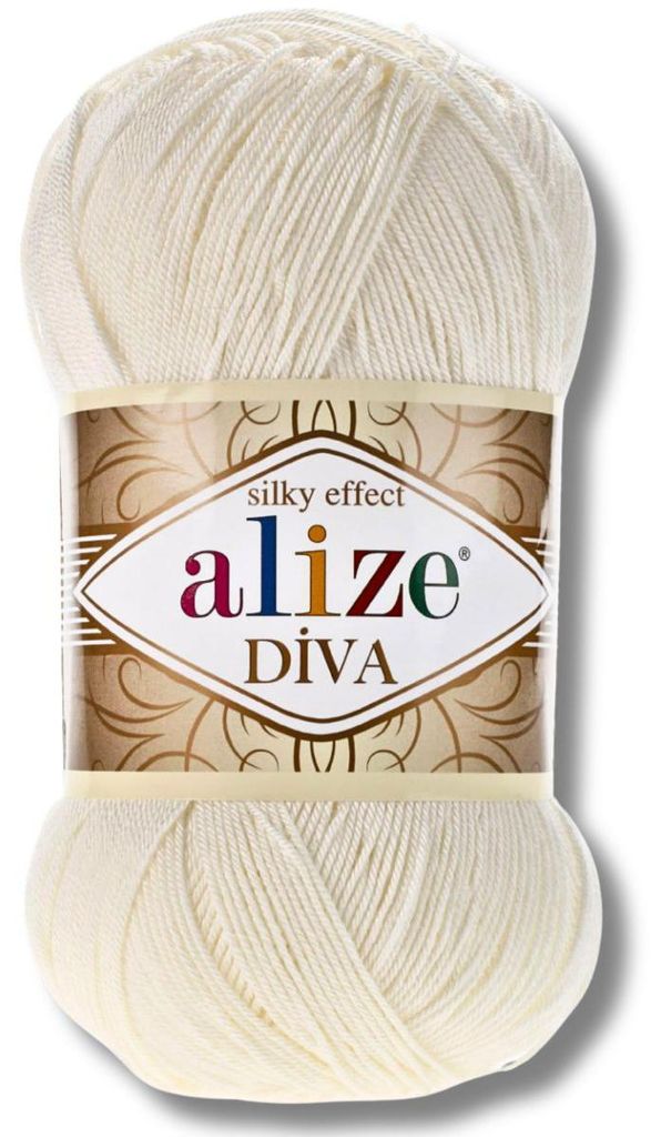Alize 1x 100g Diva Wolle, Uni, Häkeln, Stricken (62)