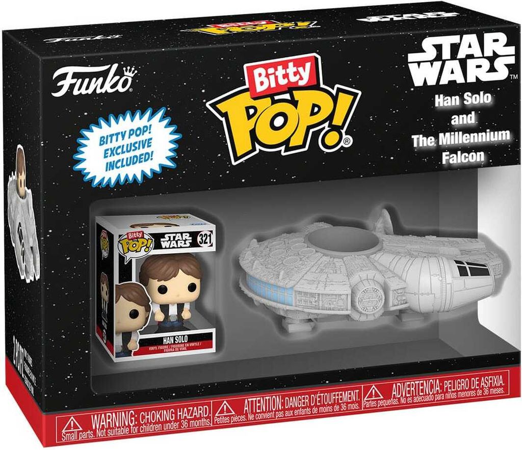 Figurine Funko POP Bitty Star Wars 321 Han Solo Milennium Image du produit 